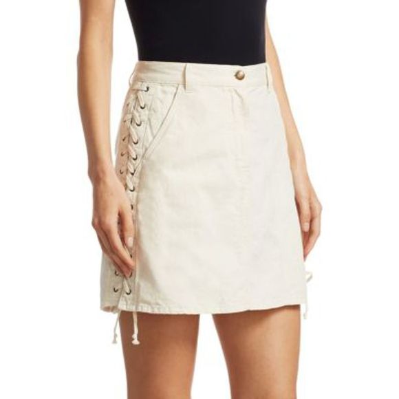 McQ Alexander McQueen Lace Up Skirt - Picture 3 of 10